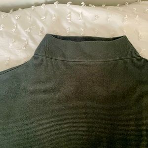 Women’s large mock neck sweater Forest green